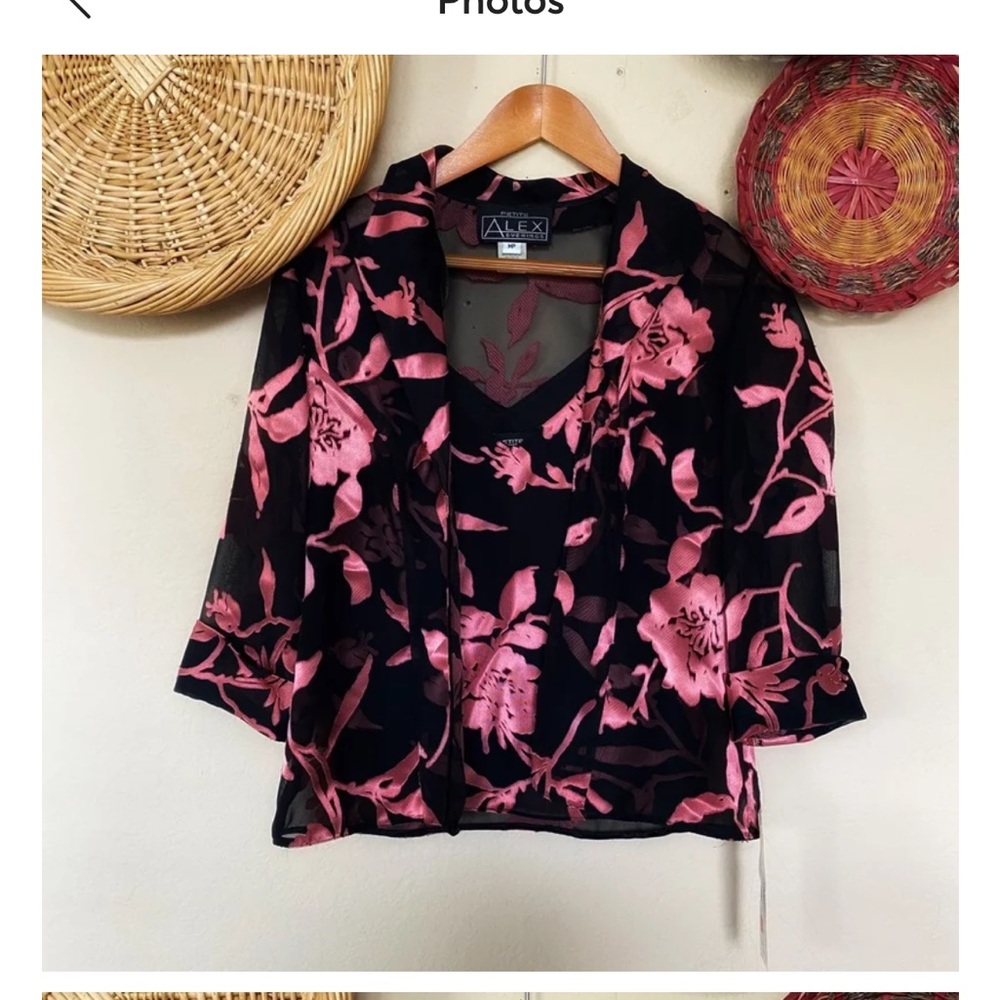 New, Alex Evenings Vintage TWO PIECE TANK  SET NWT